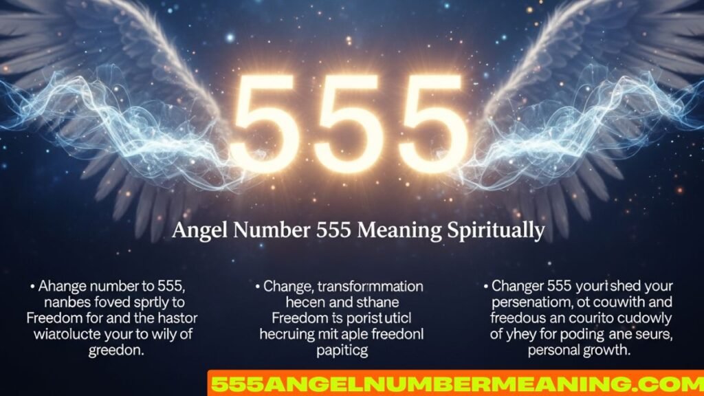 555 Angel Number Meaning Spiritually